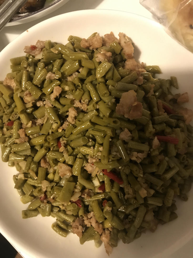 酸豆角肉沫