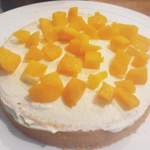 芒芒哒 水果鲜奶蛋糕的做法 步骤2