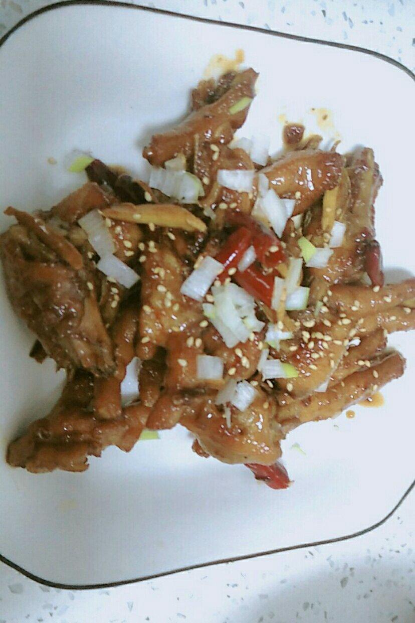 香辣烧鸡爪