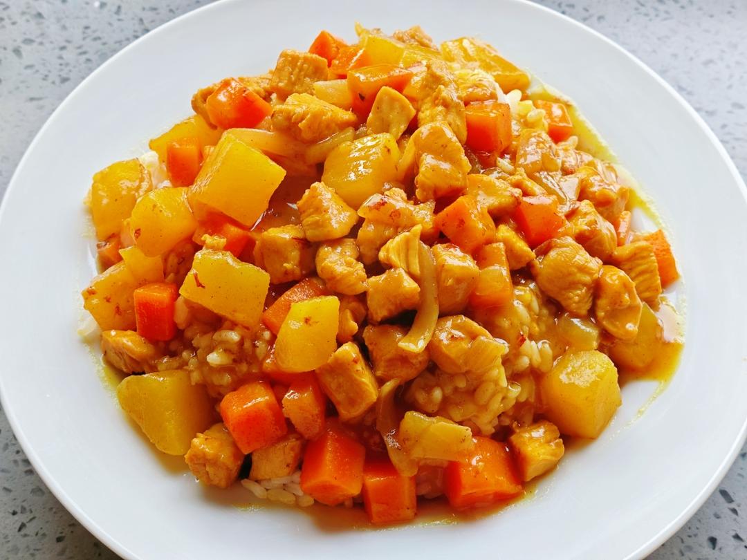 咖喱鸡肉饭