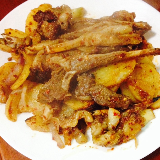 黑椒烤羊排