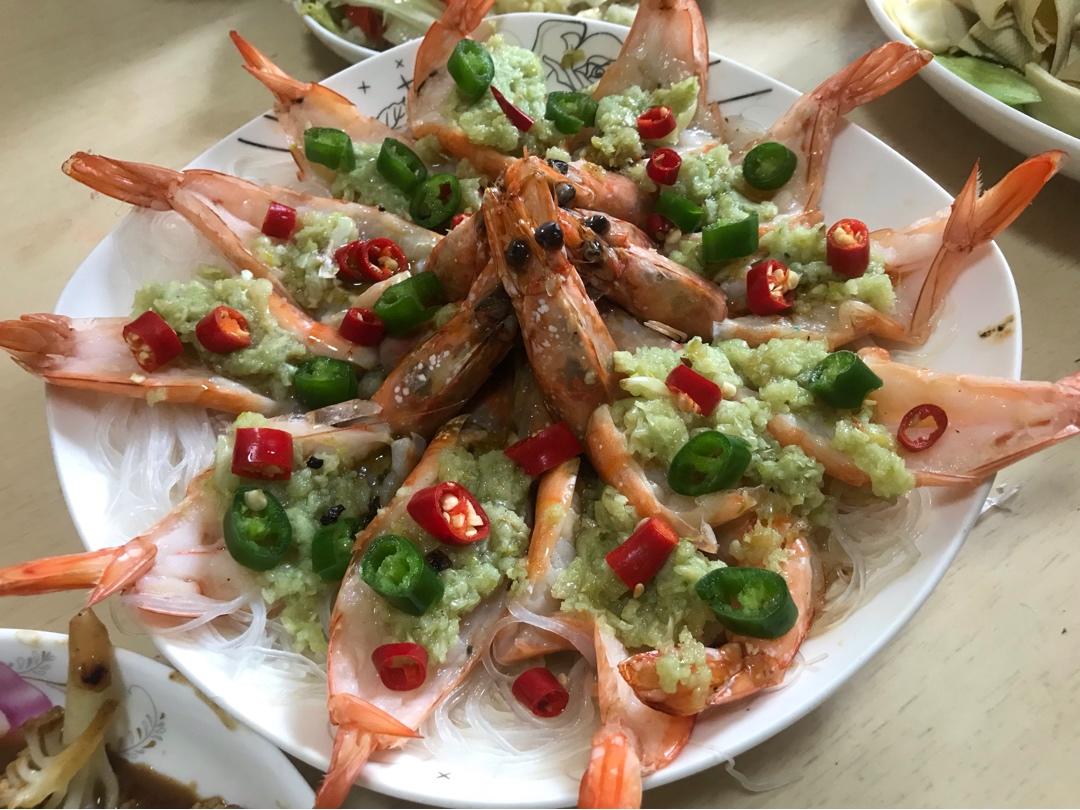 蒜蓉粉丝蒸虾