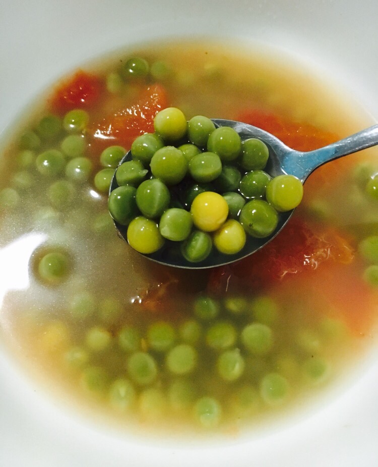 西红柿小豌豆汤（简易方便）