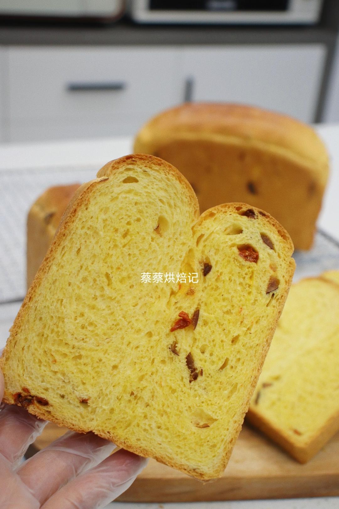 红枣枸杞吐司｜软fufu养气血的中式养生面包