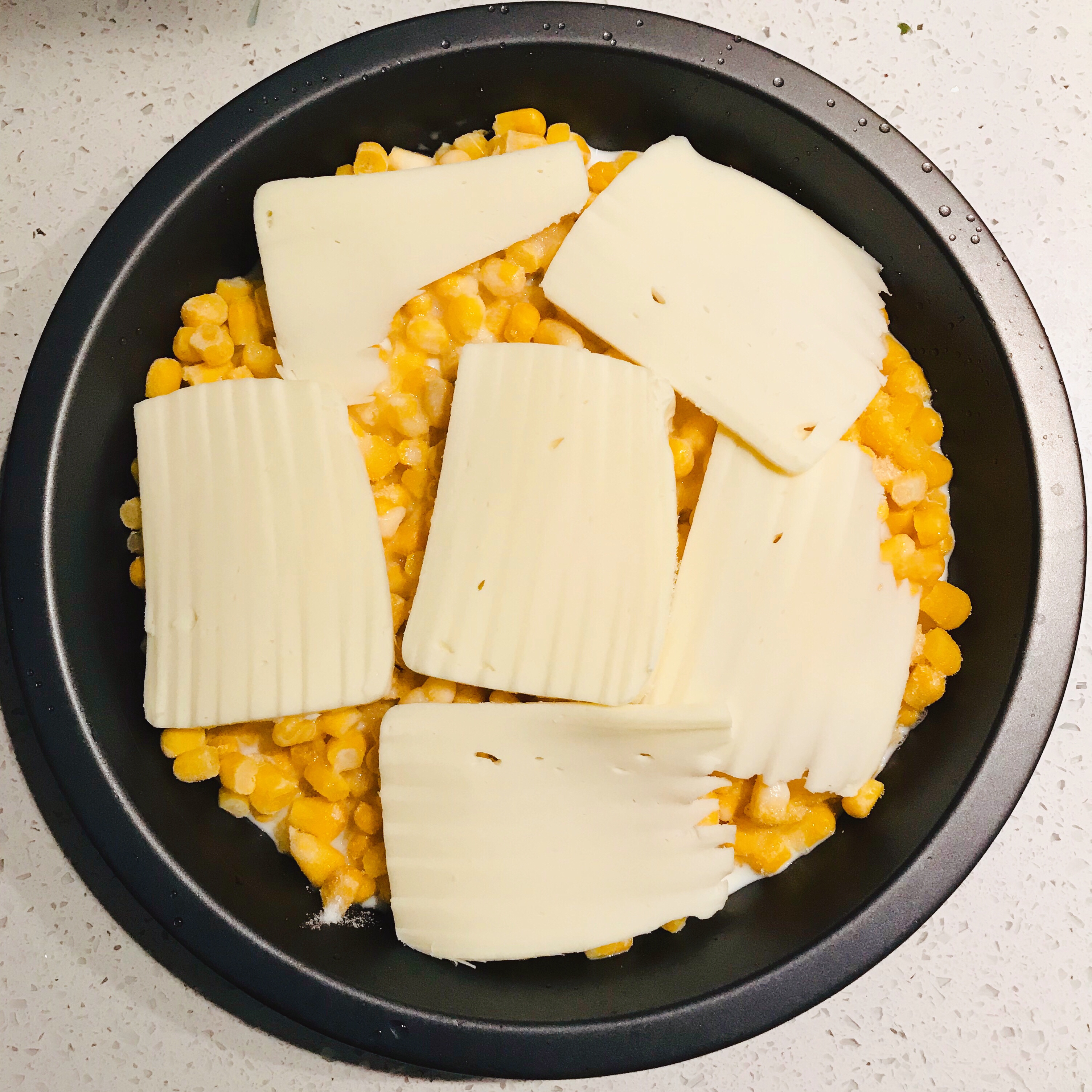 奶酪牛奶玉米饼的做法 步骤2