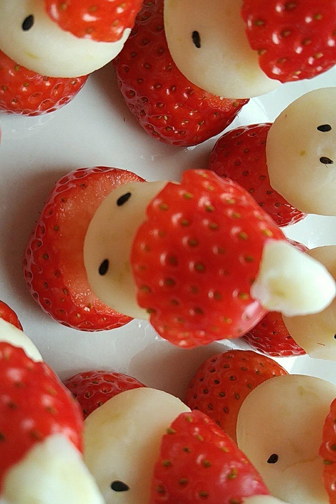 草莓山药圣诞老人