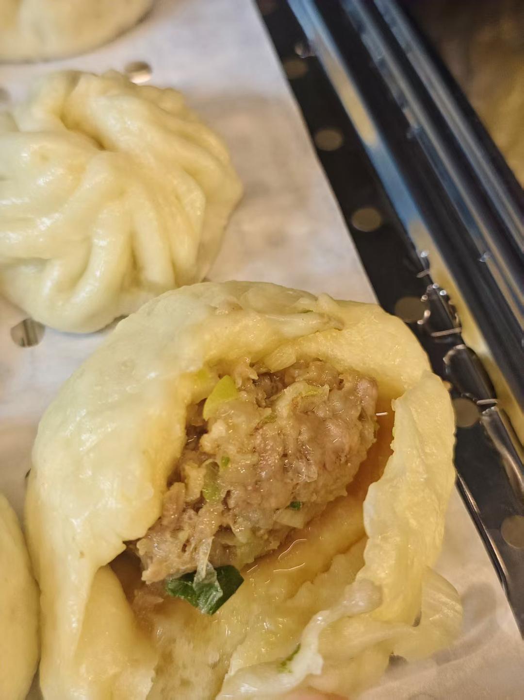 大葱猪肉馅包子-750g中筋面粉的量