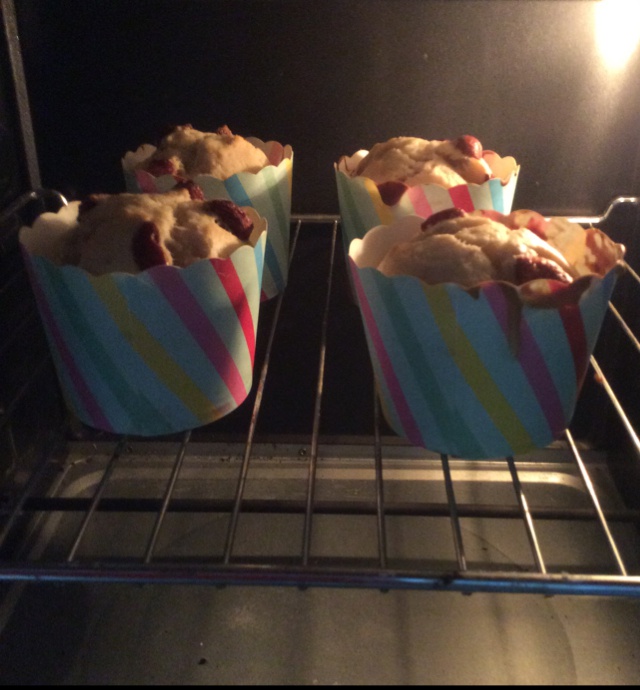 少女心的香蕉蔓越莓玛芬