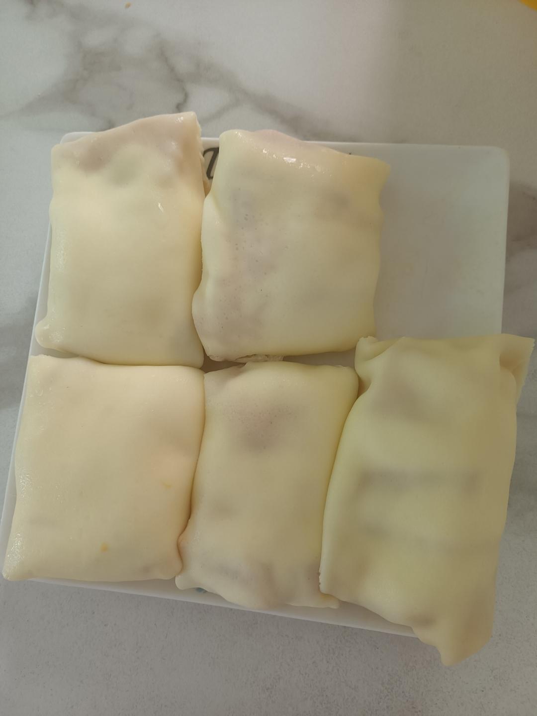 新手芒果千层、班戟皮