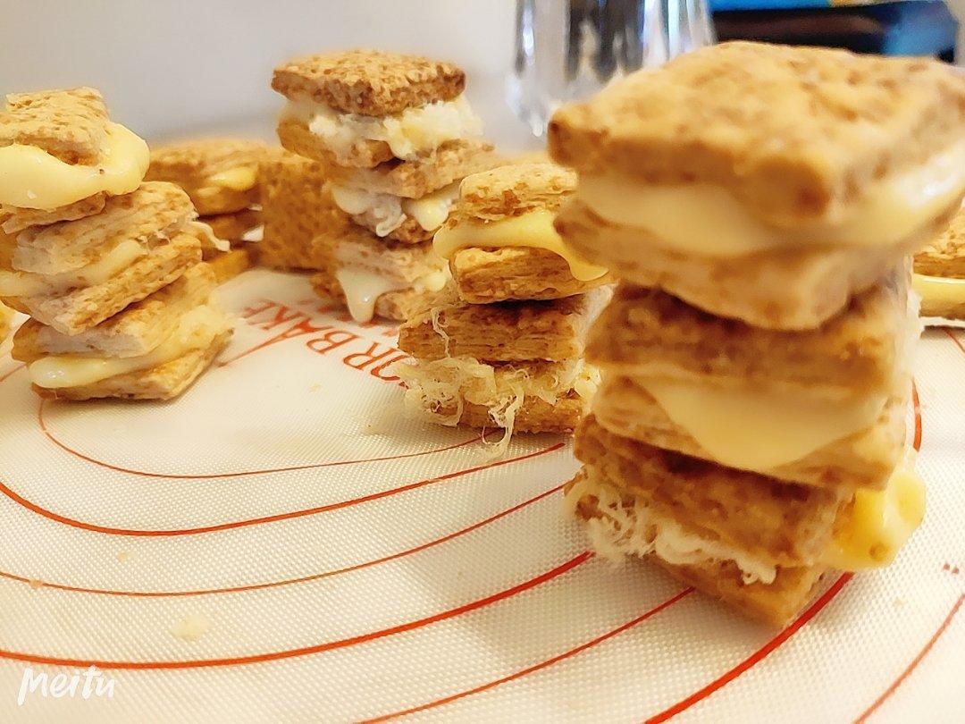 牛轧饼干 牛扎饼干 巨拉丝 不甜 不硬 低脂