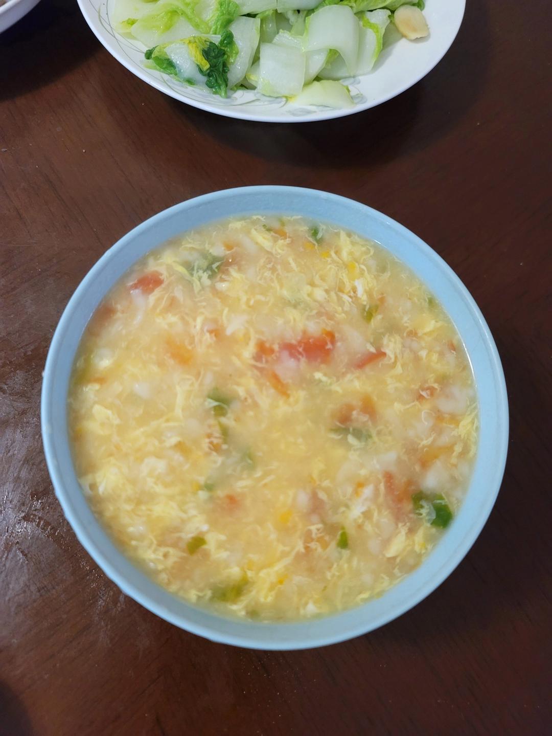 简单早餐-疙瘩汤