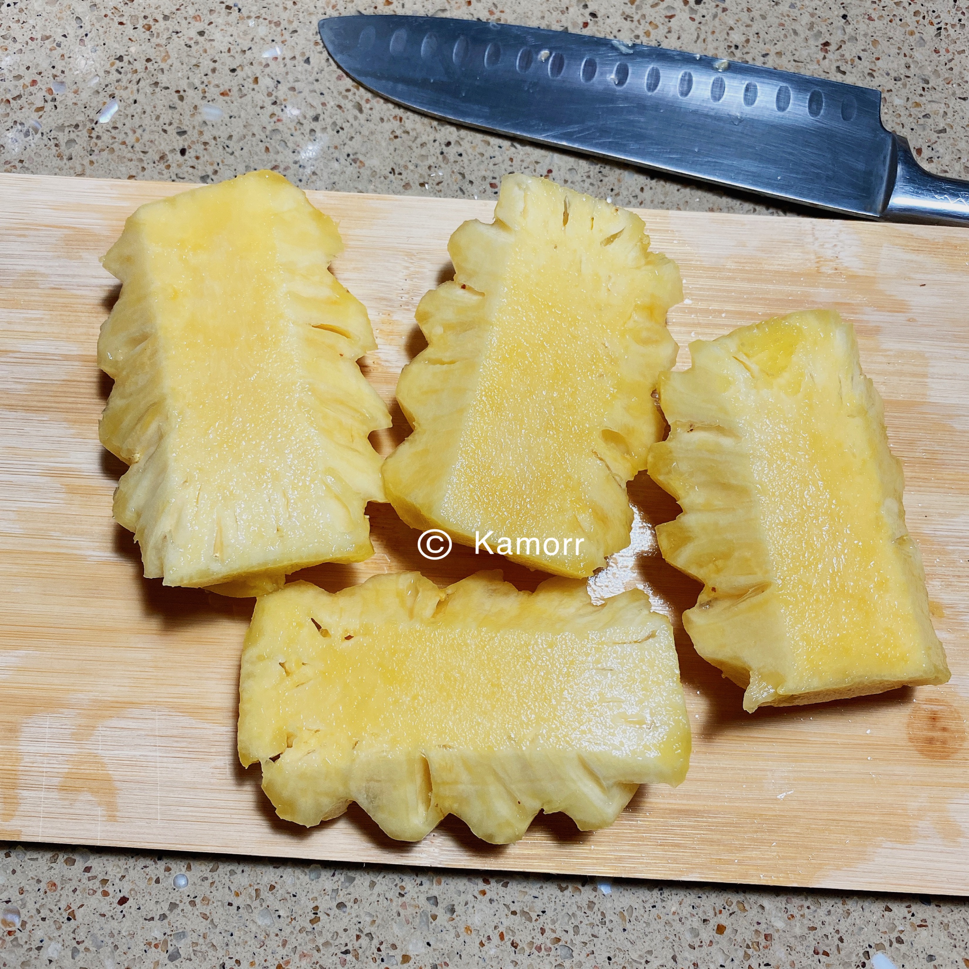菠萝包内馅 菠萝馅 菠萝酱的做法 步骤1