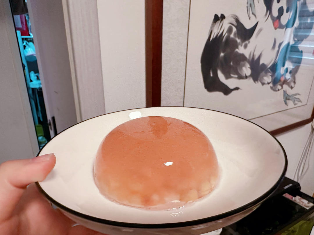 白凉粉版桃子果冻