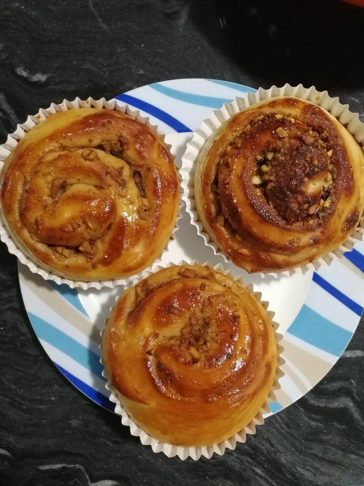 低卡|红糖肉桂全麦面包卷🥯甜甜の圈圈🥰