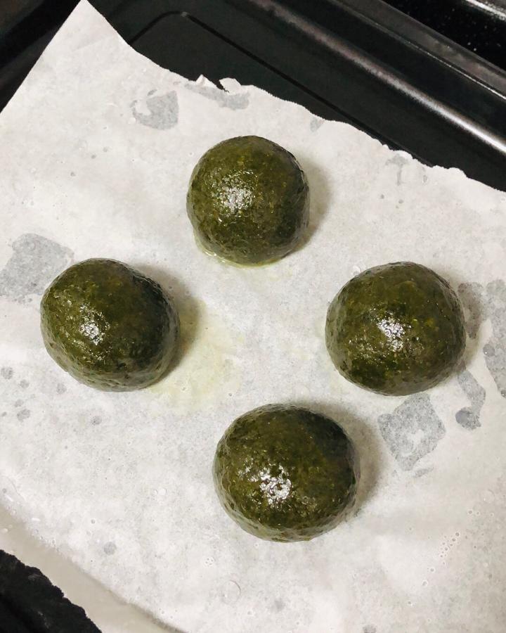 《Tinrry+》咸蛋黄肉松青团+红豆沙青团