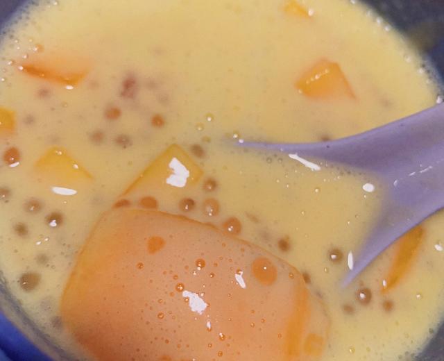 快手芒果西米露 堪比甜品店的做法