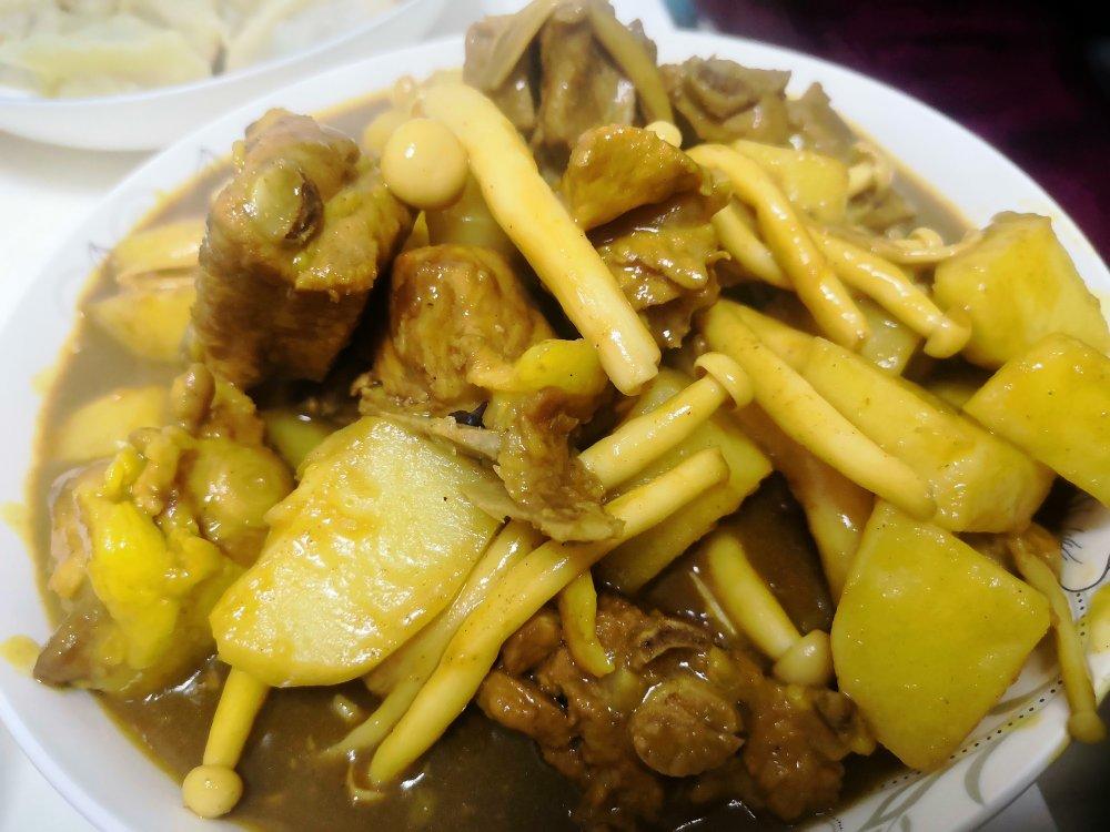 咖喱土豆排骨