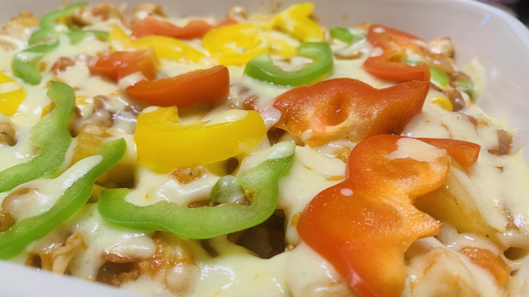 番茄鸡肉浓情焗饭【两人份】