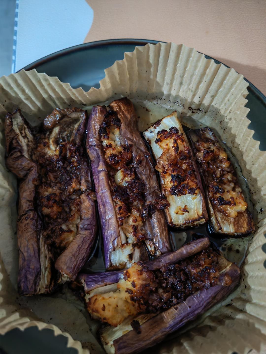 🔥蒜蓉烤茄子🍆｛空气炸锅食谱｝