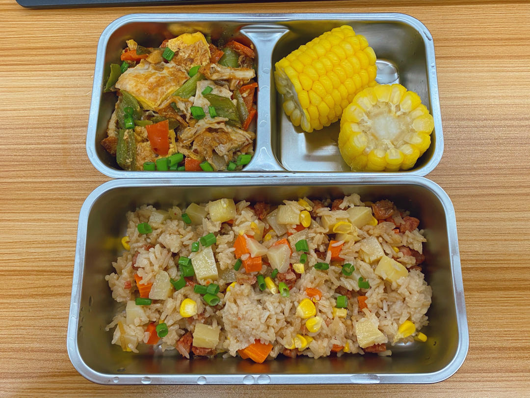 电饭锅香肠土豆焖饭