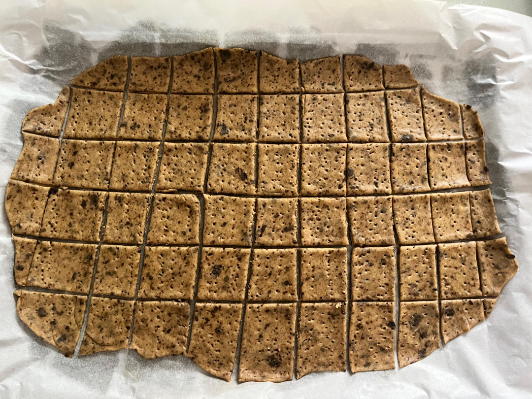 香葱苏打饼干   葱香味浓   酥松无比   无糖低油   养胃减肥  附细节视频