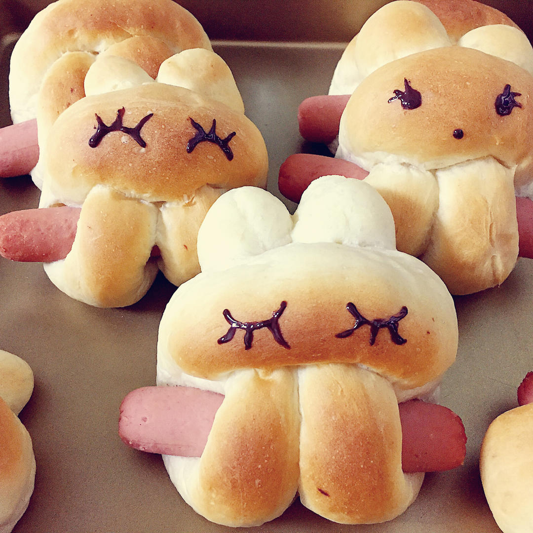 pigano做的兔子面包