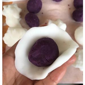 冰皮月饼紫薯馅的做法 步骤8