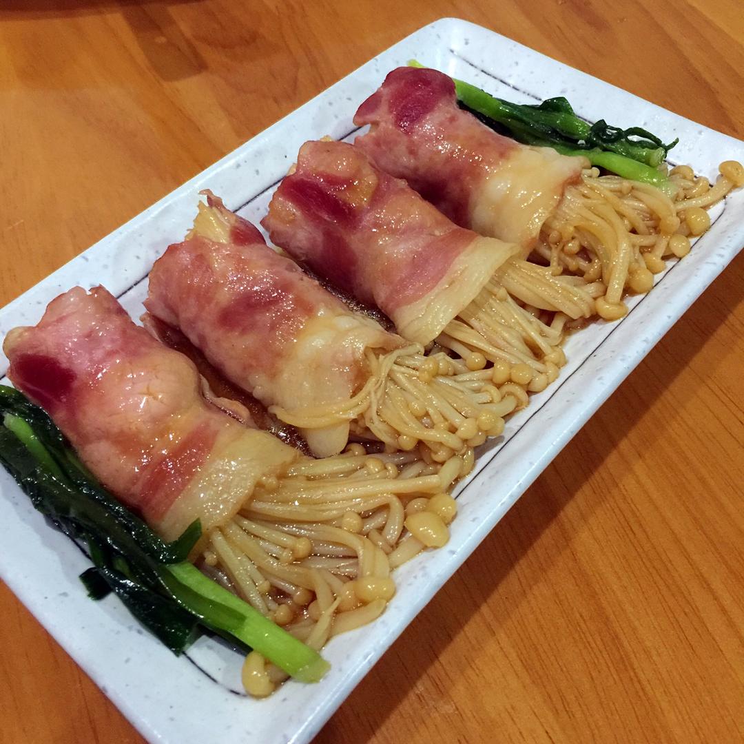 金针菇培根卷