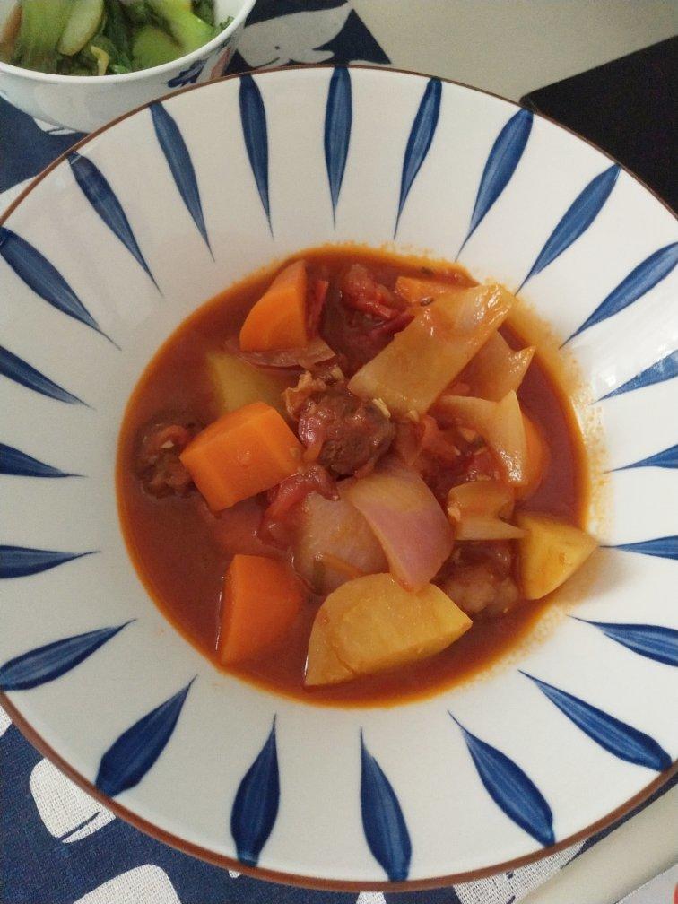 番茄土豆炖牛腩