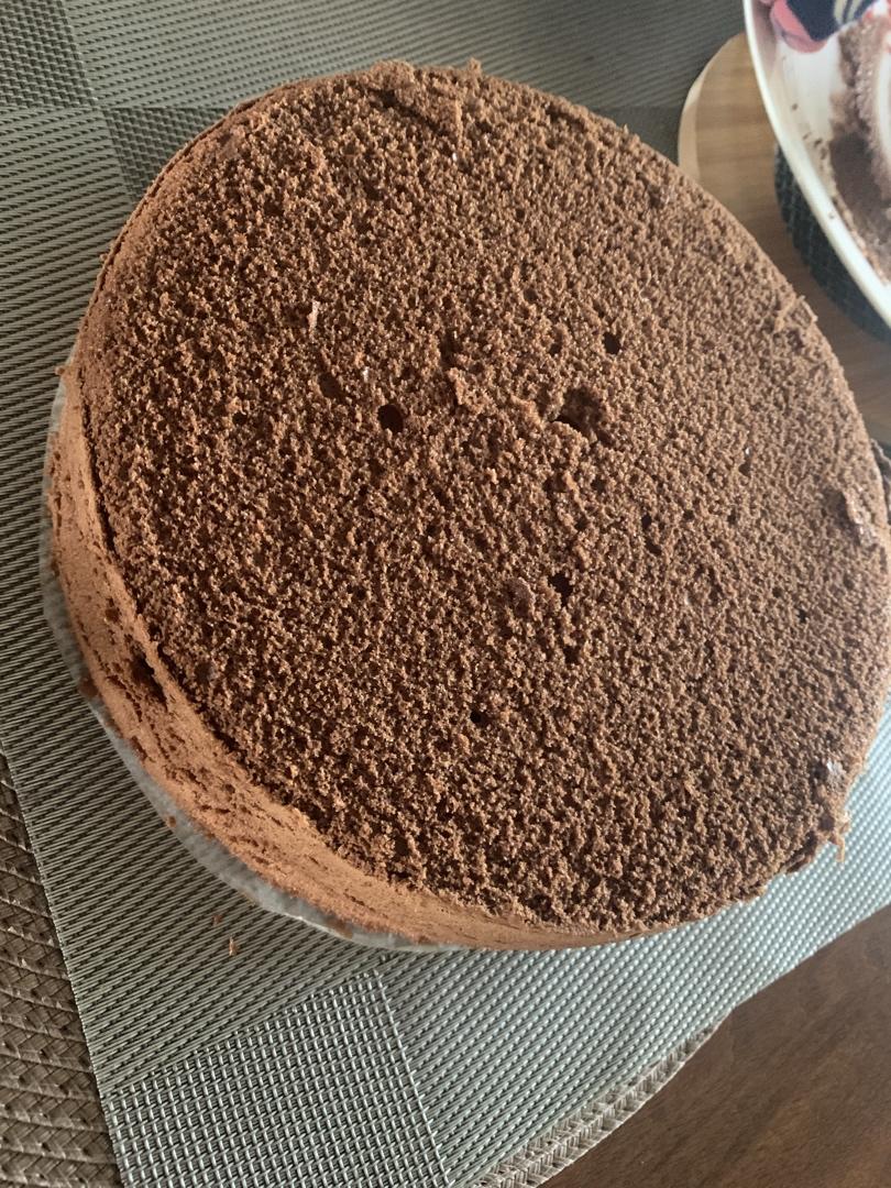 可可戚风蛋糕～8寸～百分百成功