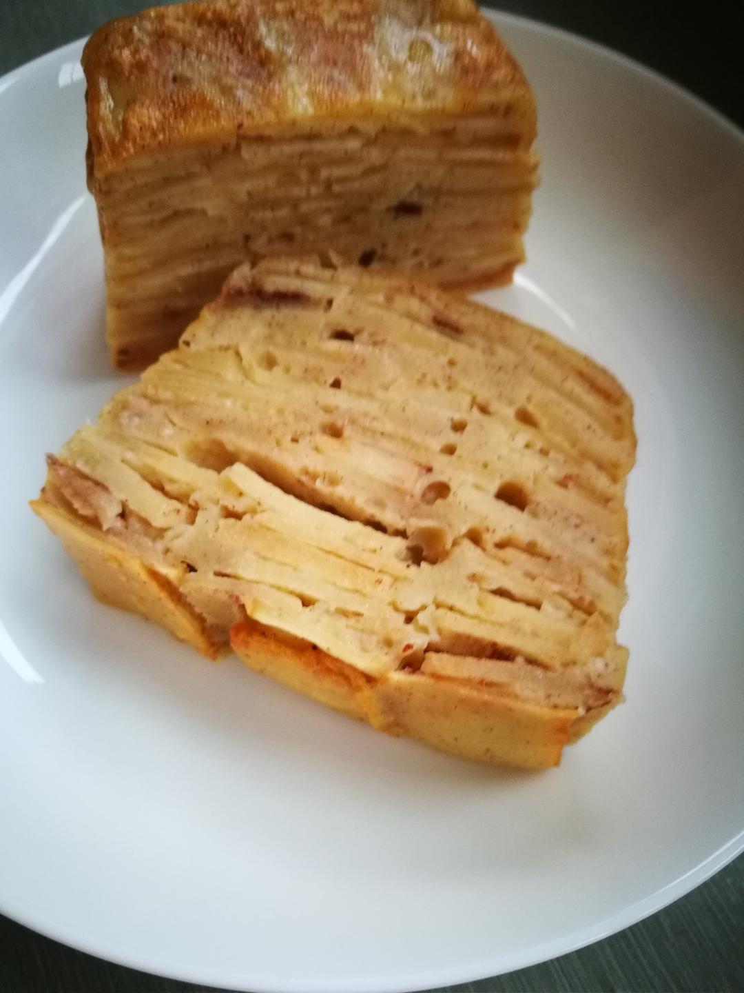 宝宝辅食：苹果千层蛋糕-18M+