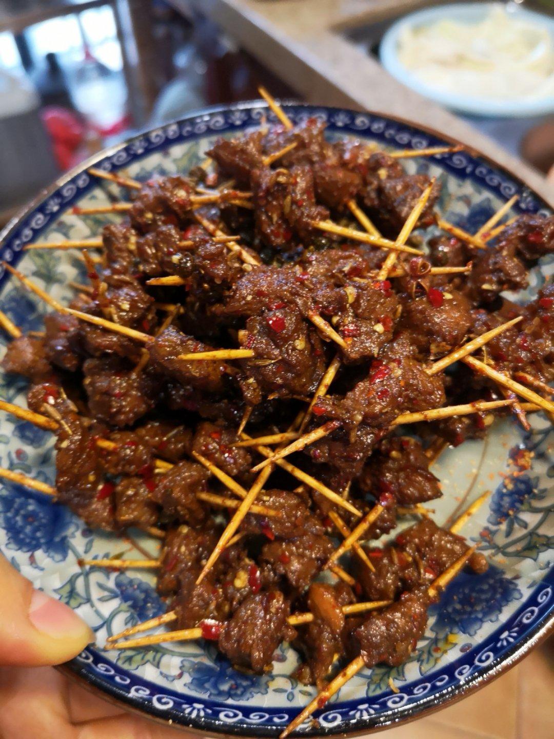 牙签牛肉