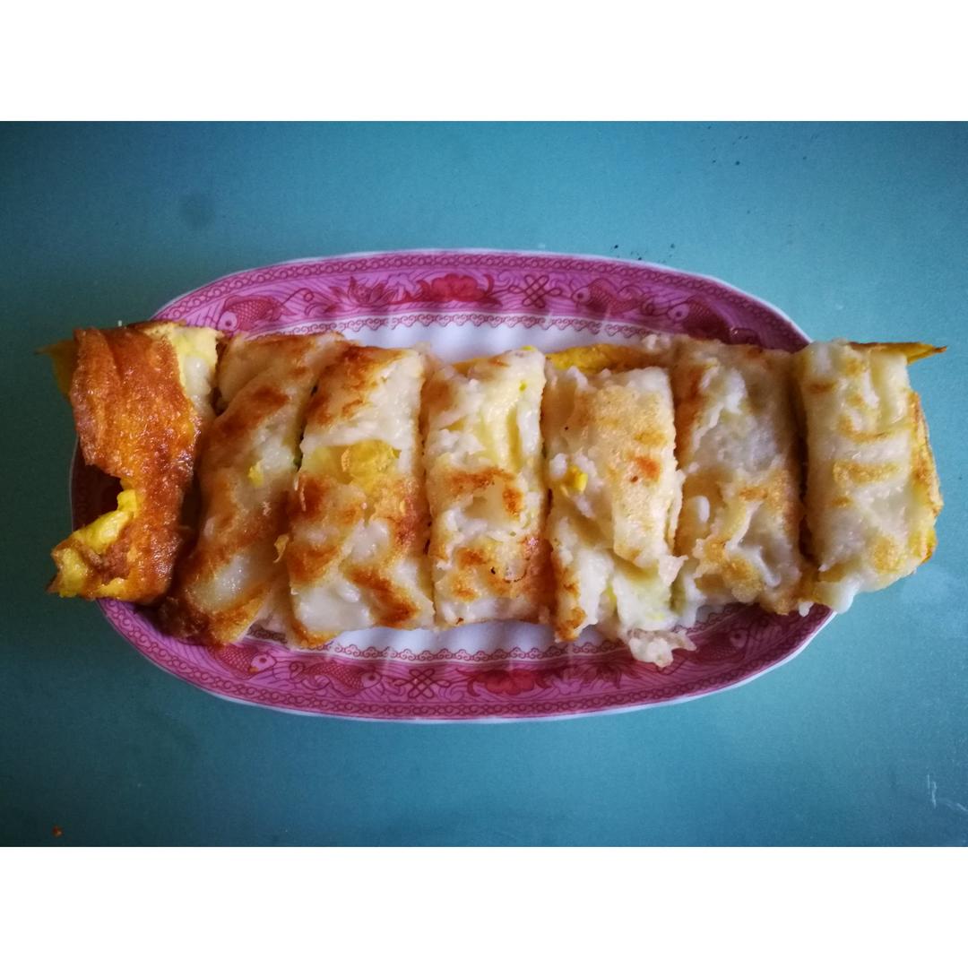 鸡蛋灌饼：街头早点自己做