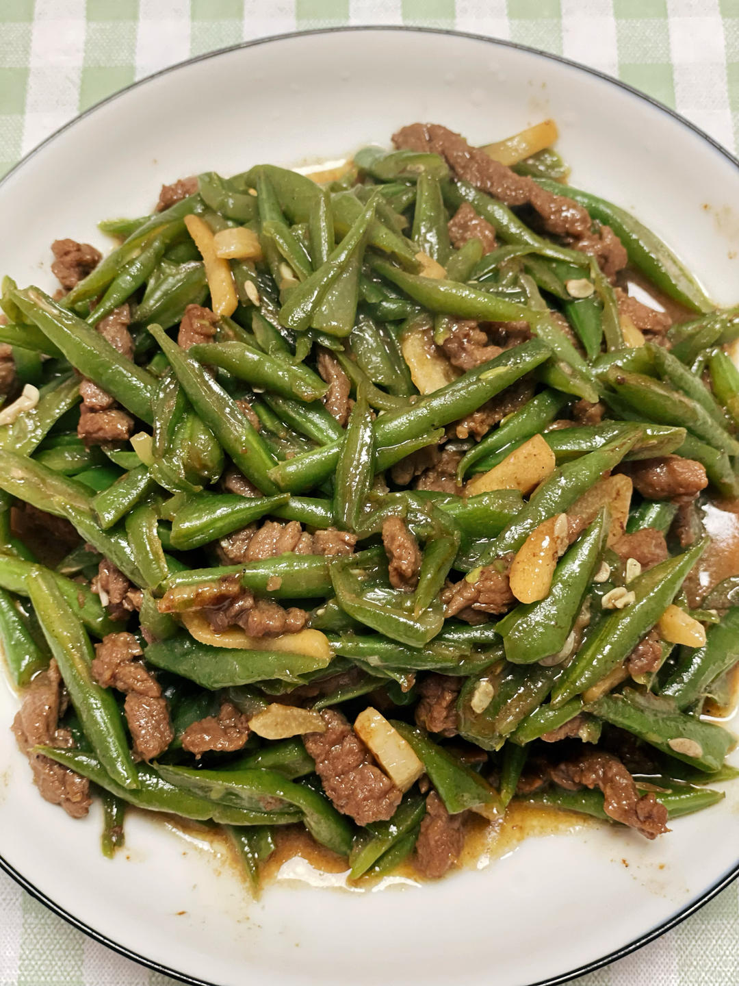 四季豆炒牛肉