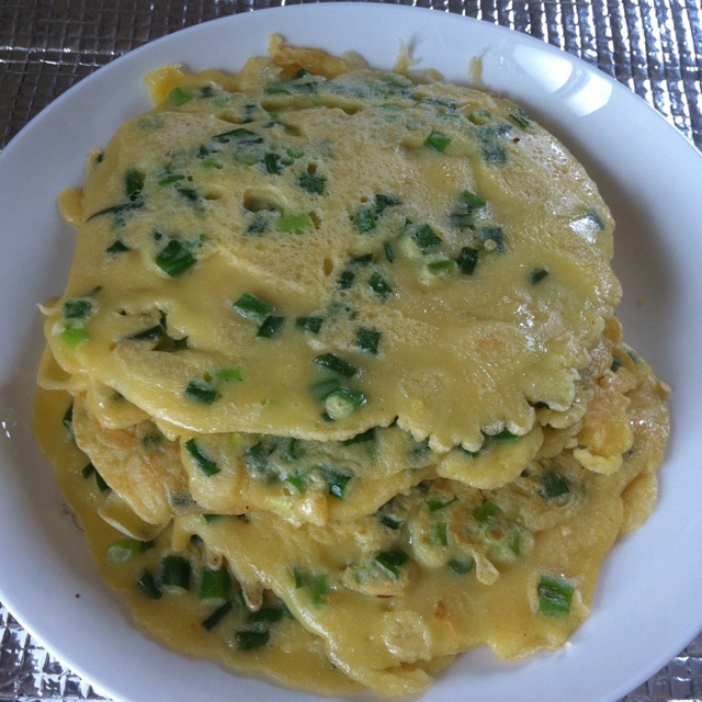 葱花鸡蛋饼