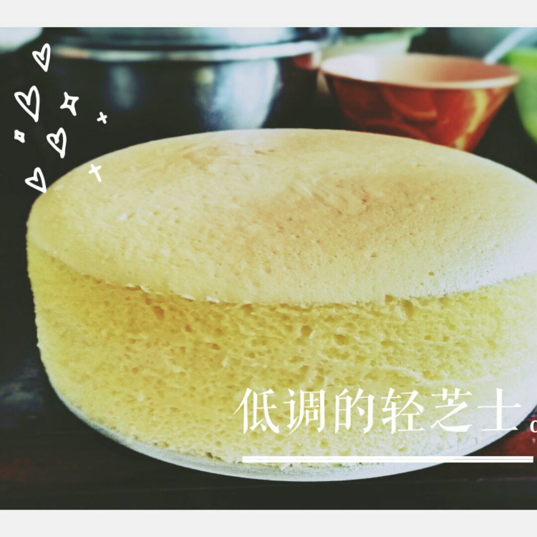 轻乳酪芝士蛋糕6寸#皮黑森林#