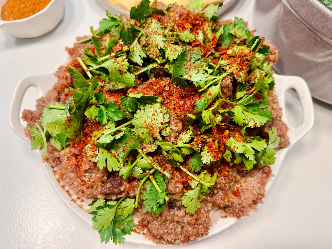 减肥也能吃的粉蒸牛肉（比想象中简单多了！）