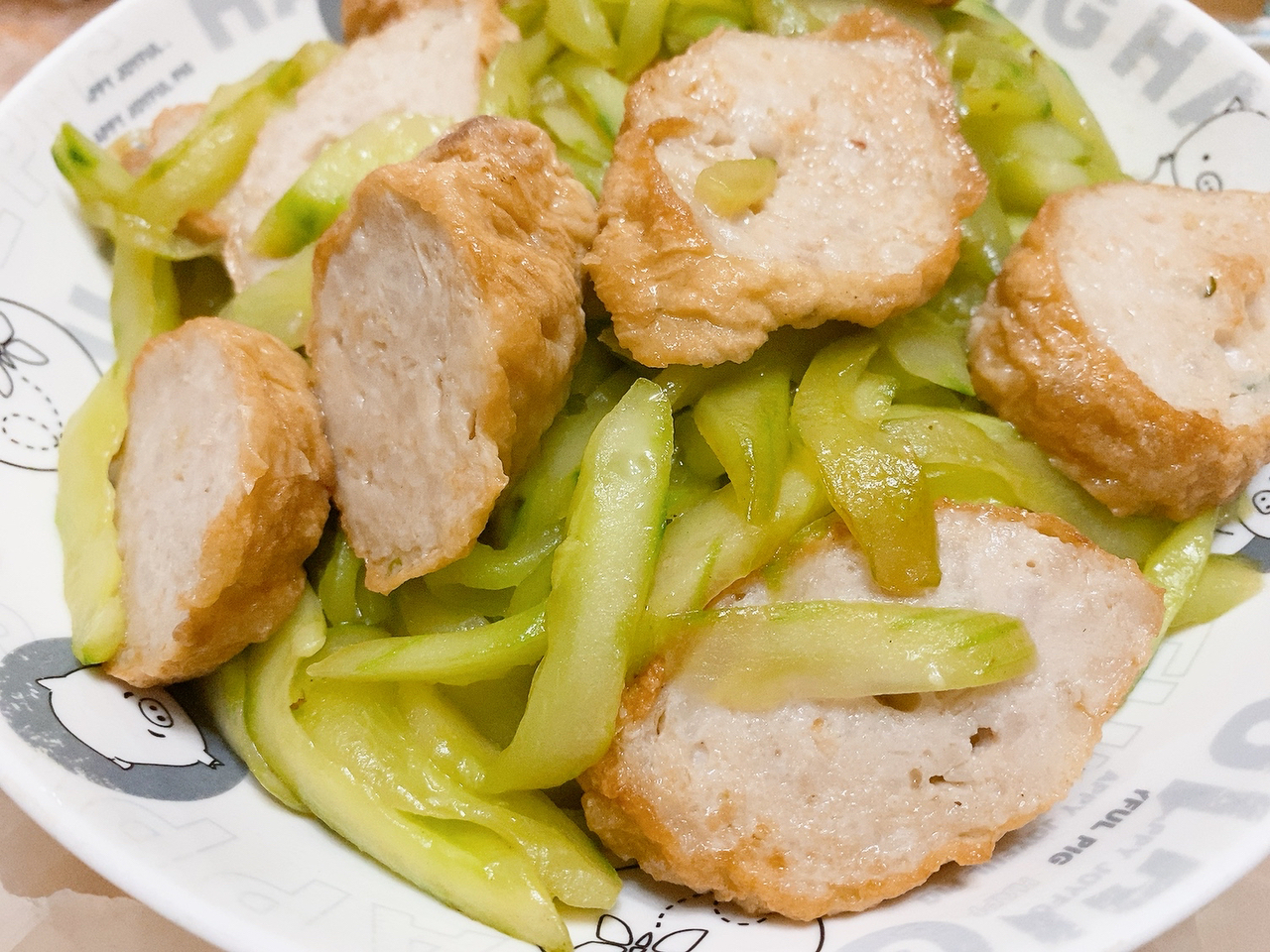 快手菜——青瓜炒潮汕肉卷的做法