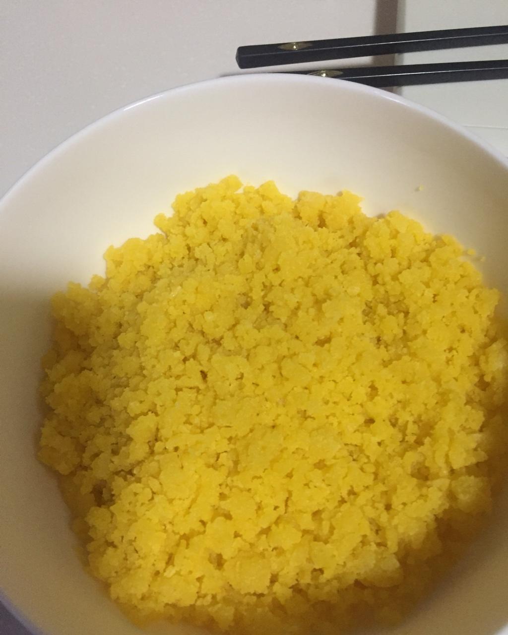 炒出来的奶黄馅儿