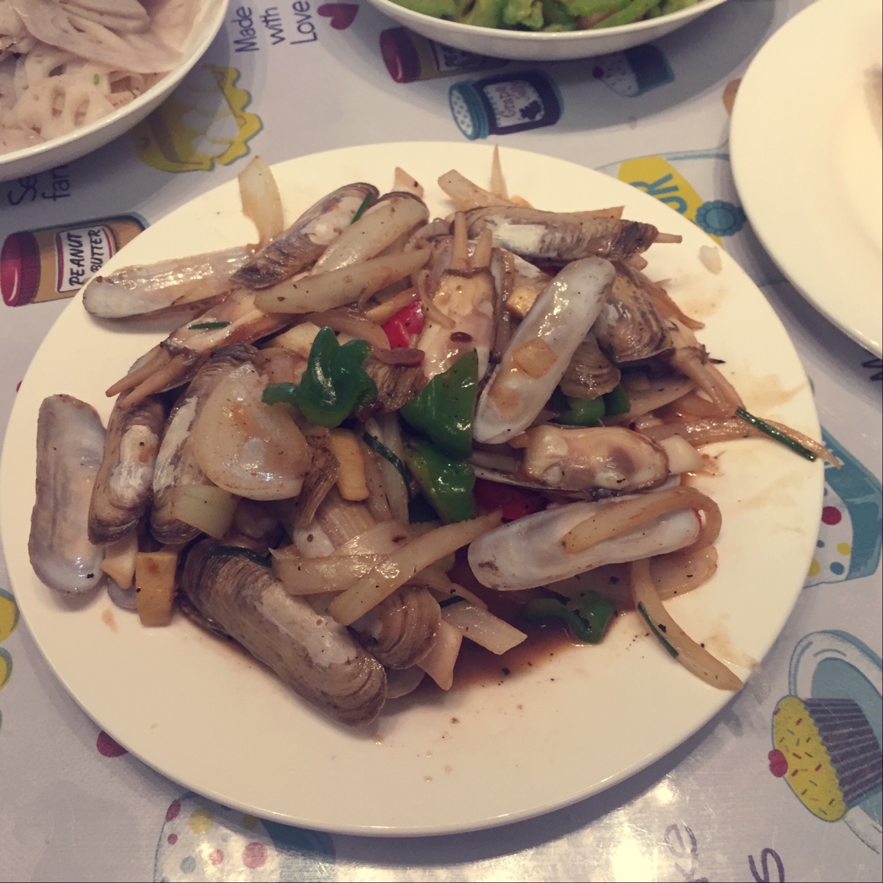 爆炒蛏子