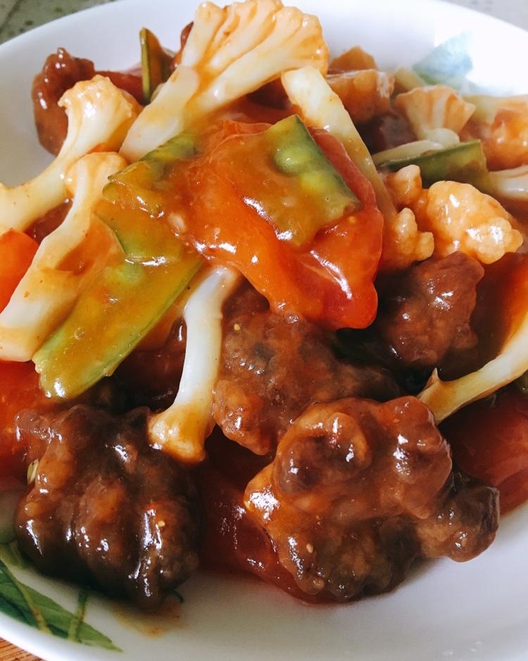 秘制菠萝咕噜肉（绝对好吃）