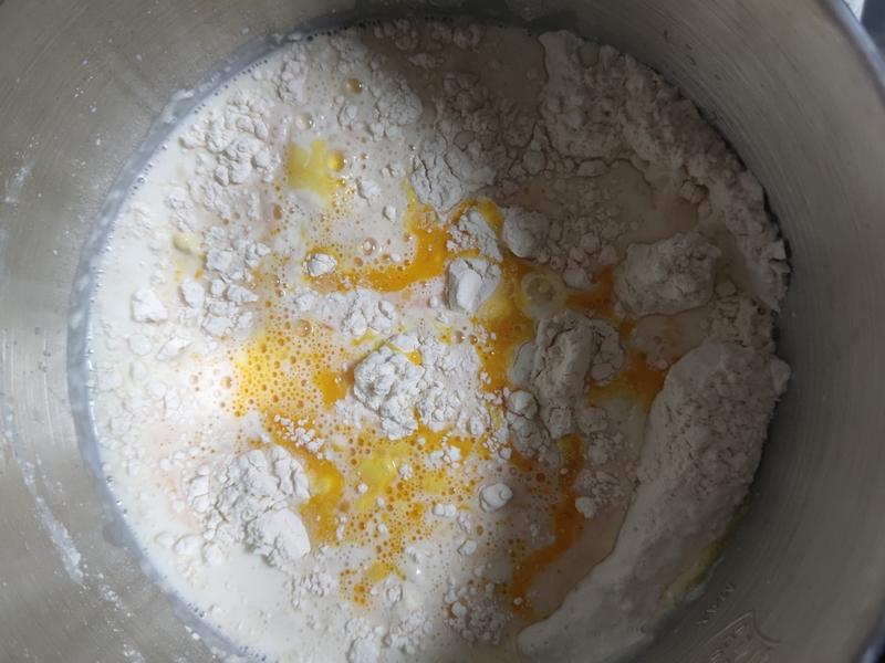 纯奶手撕吐司的做法 步骤1