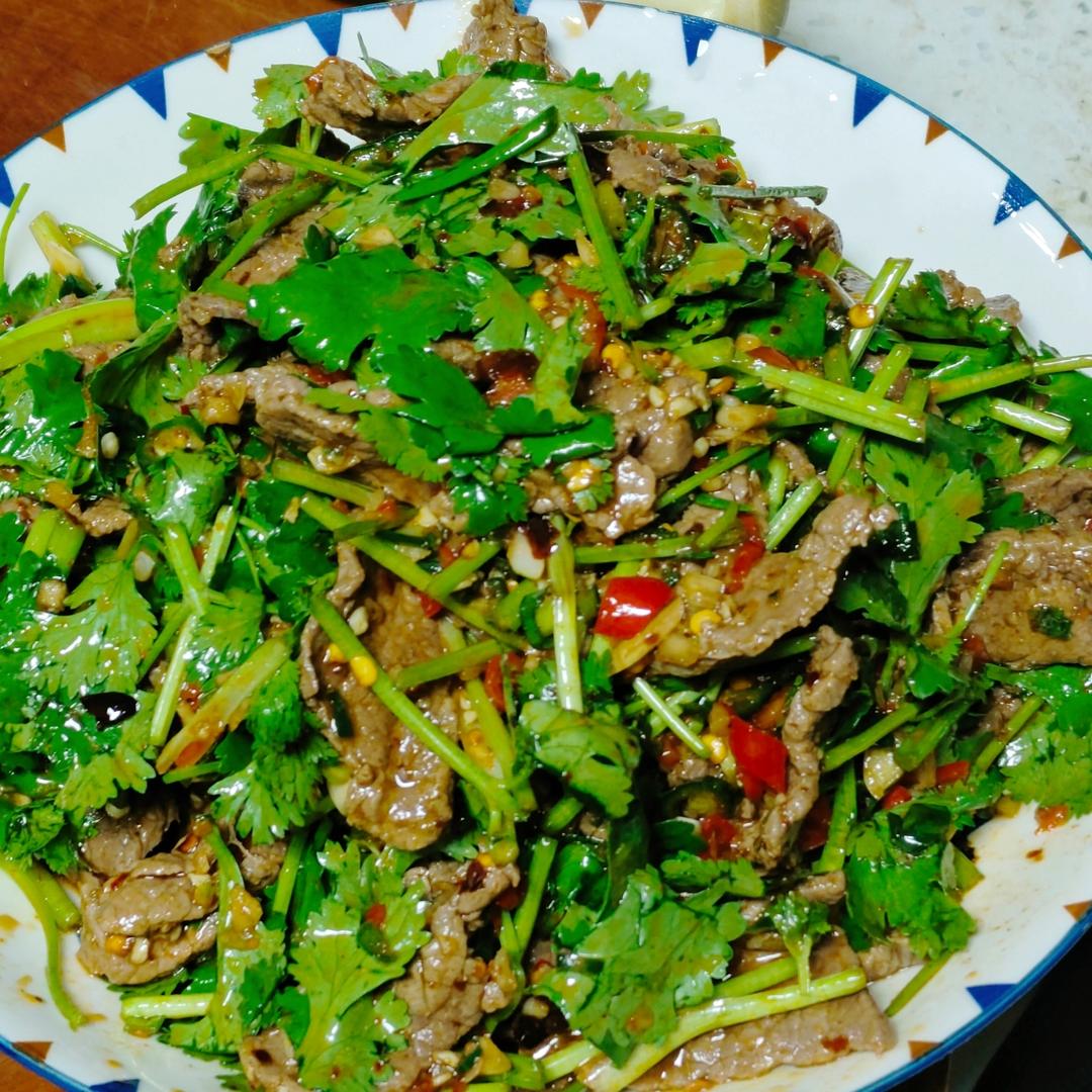 香菜牛肉