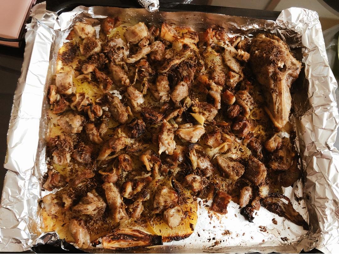 烤箱版羊肉串
