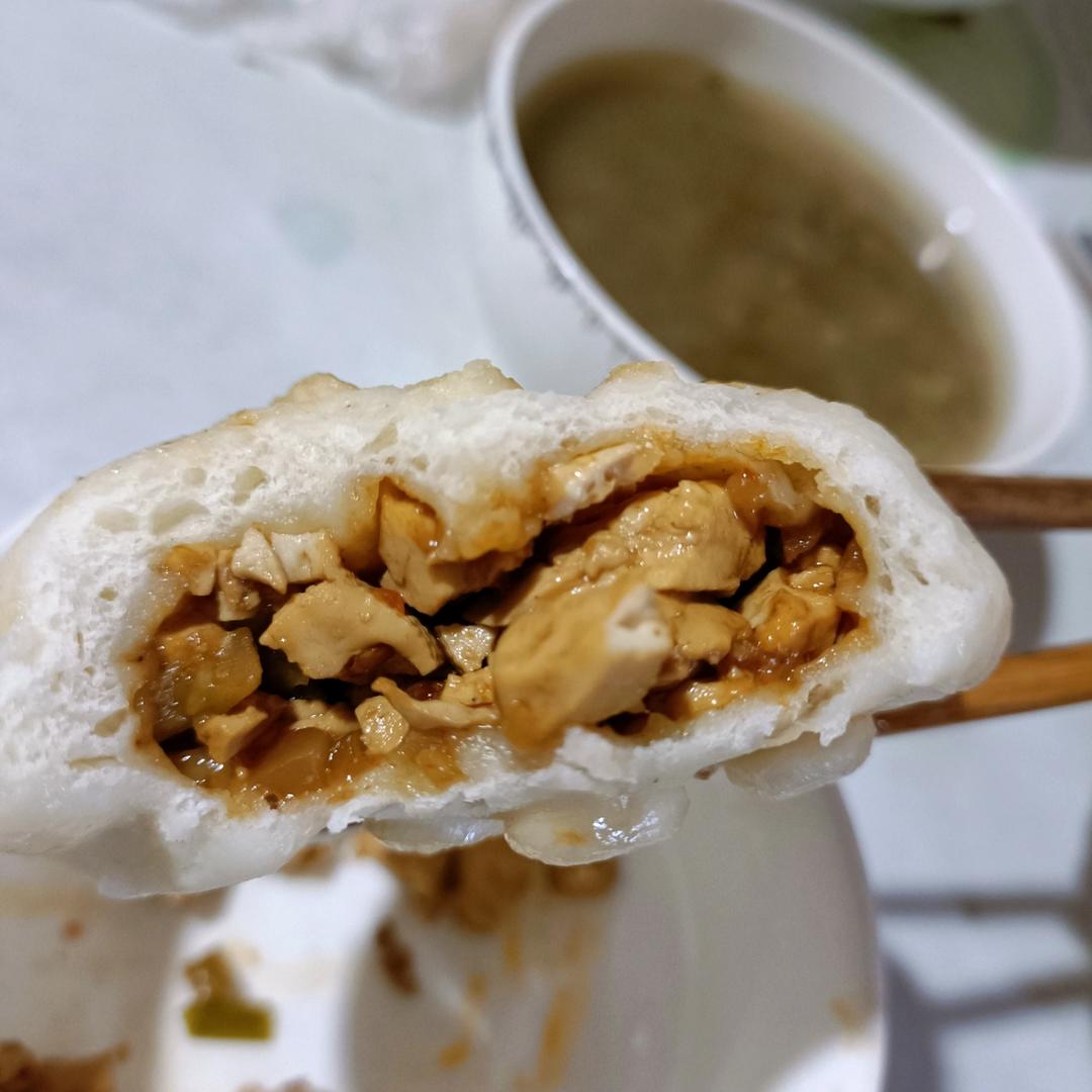 最好吃的豆腐包子，不用肉，越吃越上瘾呀