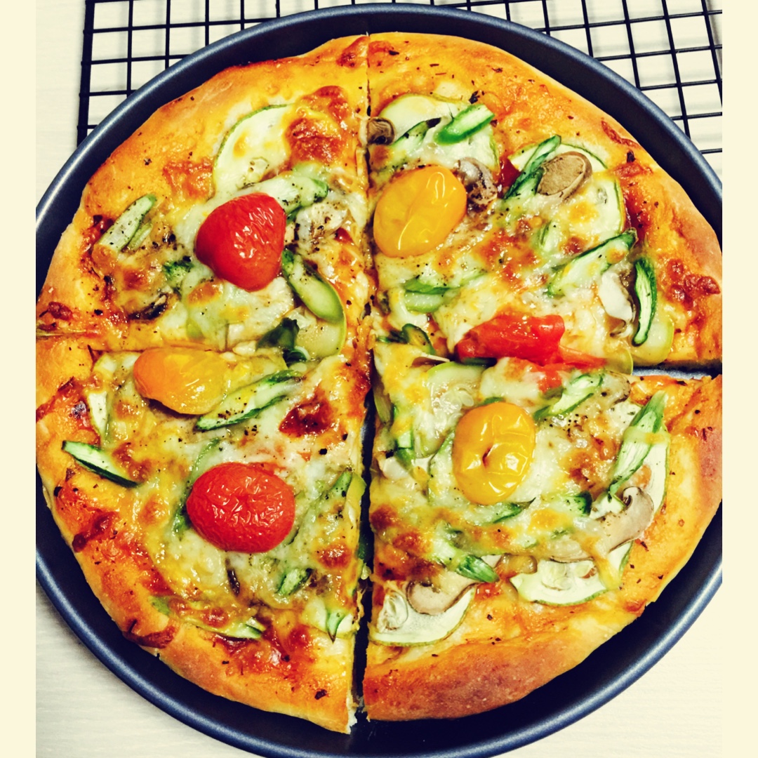 慕容九妖做的纯素披萨全攻略