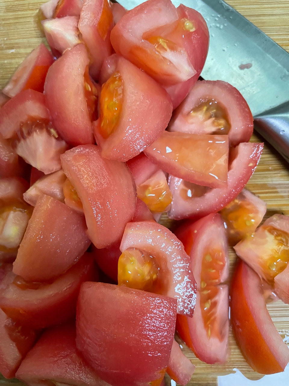 虾仁番茄蛋炒饭的做法 步骤2