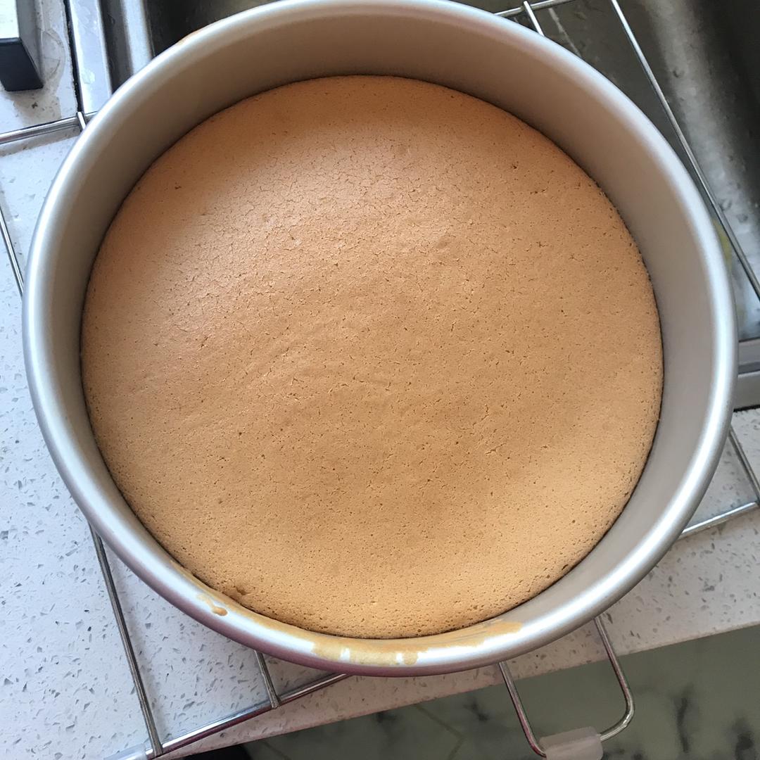 八寸戚风蛋糕（生日蛋糕坯）附六寸配单