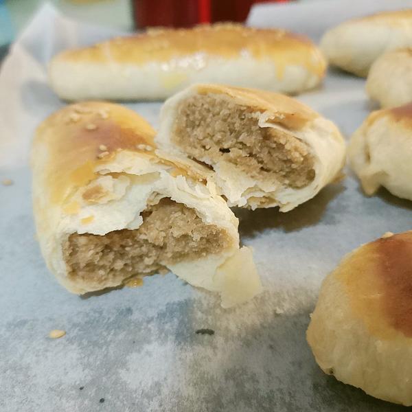 芝麻椒盐牛舌饼（北京小吃）