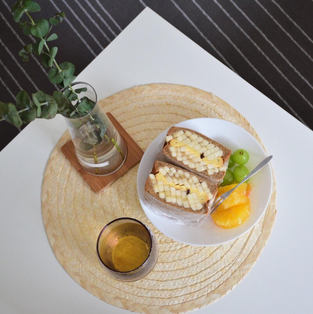 香蕉双享三明治